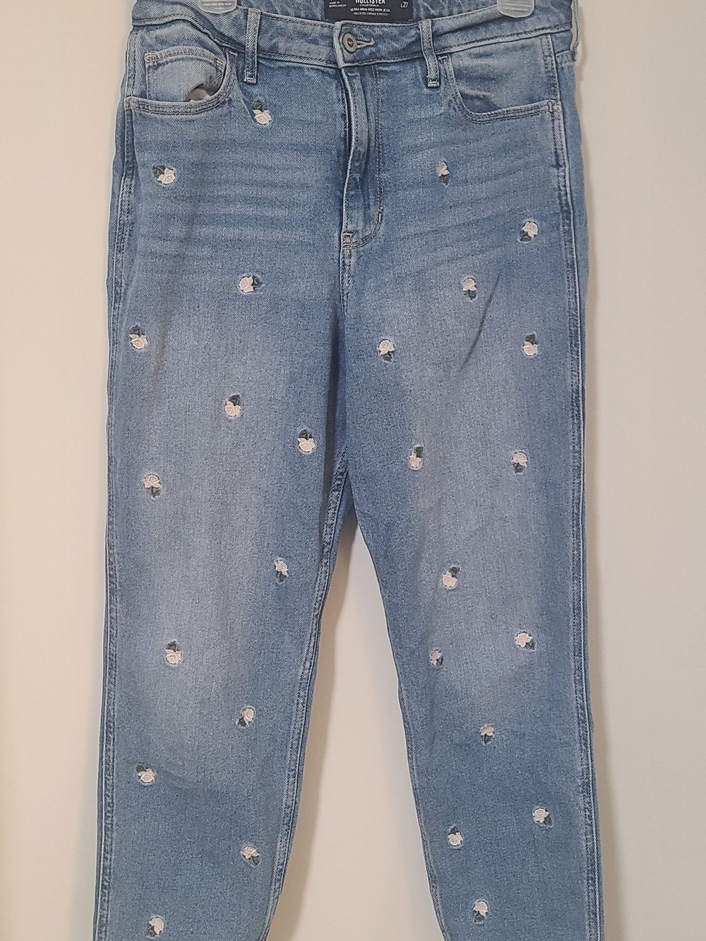 Hollister floral mom jeans